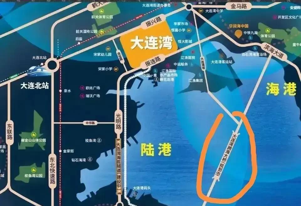 太给力了！大连湾第二条跨海通道获批！这真是个振奋人心的好消息！大连市