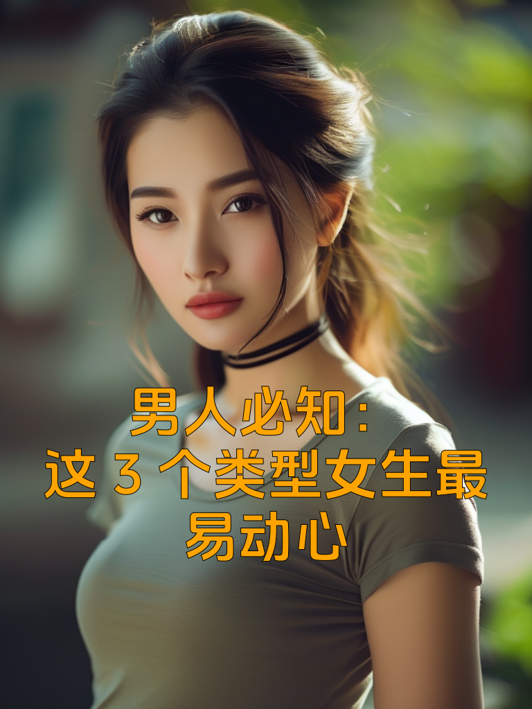 男人必知：这3个类型女生最易动心