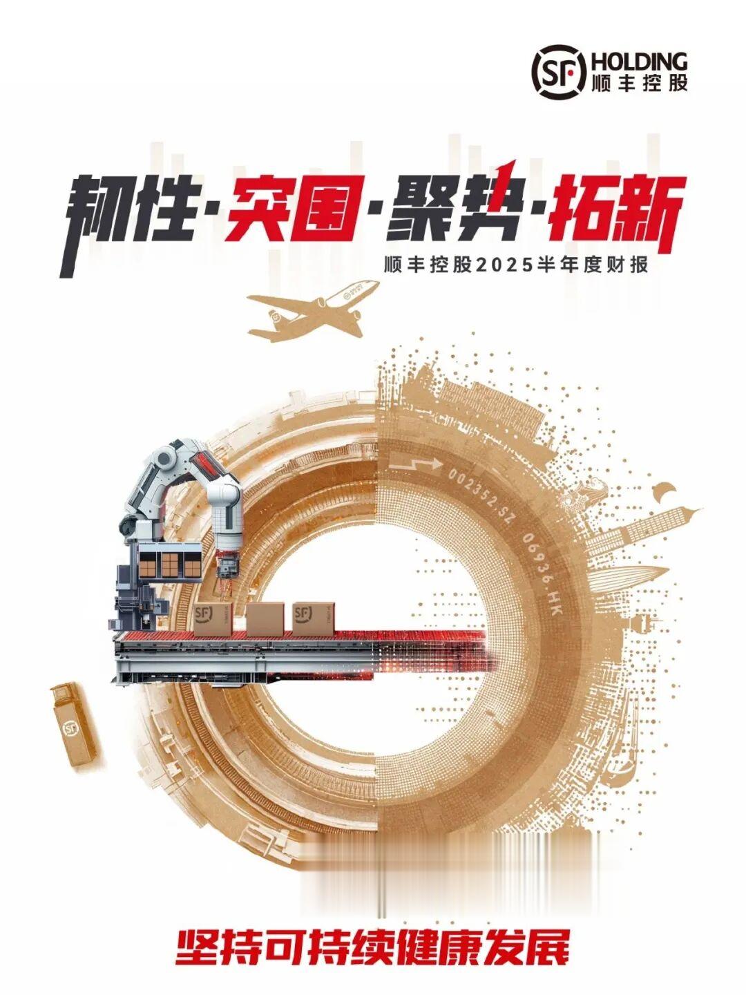 顺丰控股2025半年报中期营收1469亿元