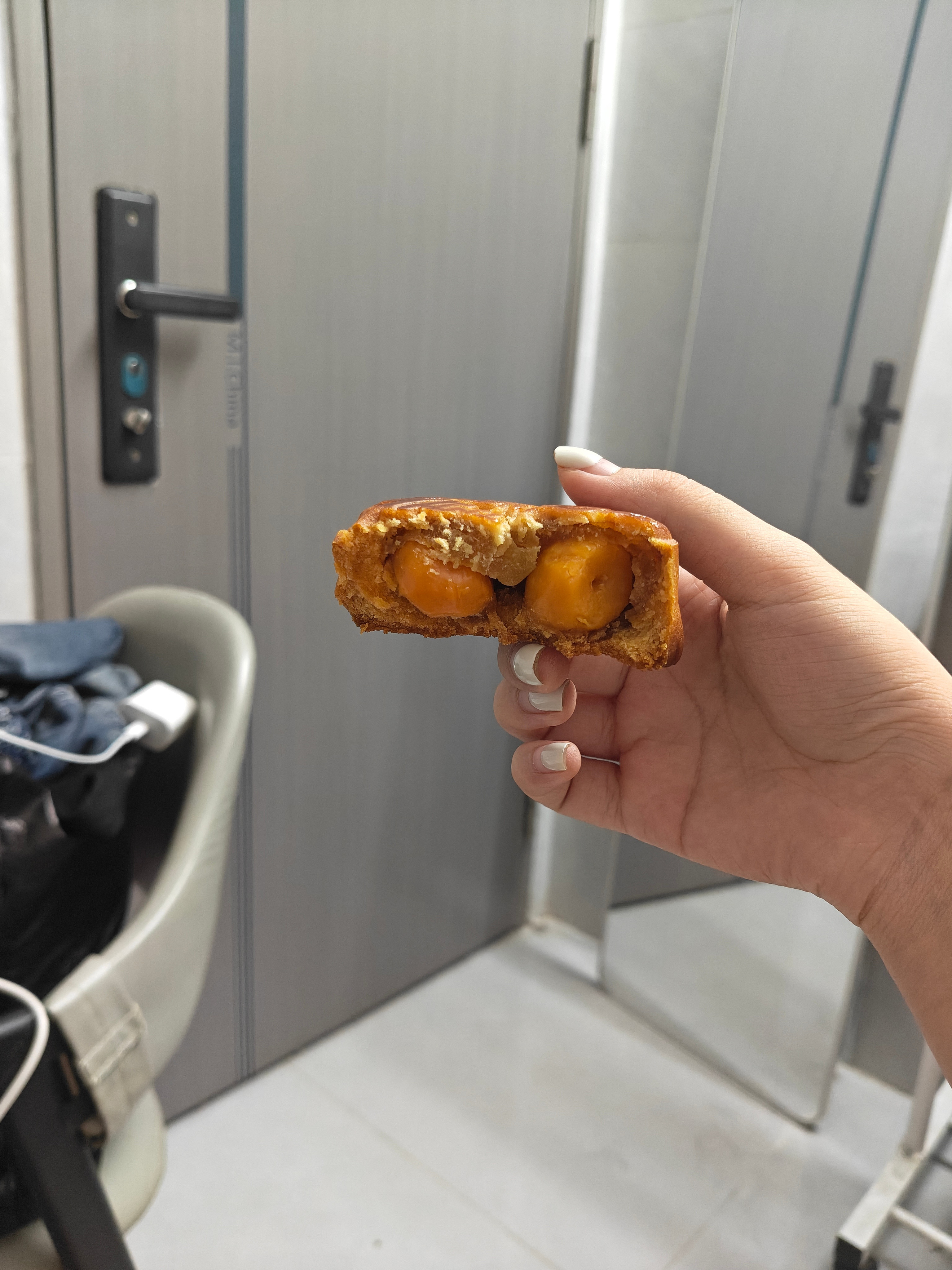 蛋黄好硬！​​​