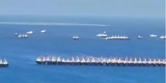 现在都不装了，日本亮出导弹，菲律宾亮出导弹，日本部署远程导弹，可以覆盖上海，菲律