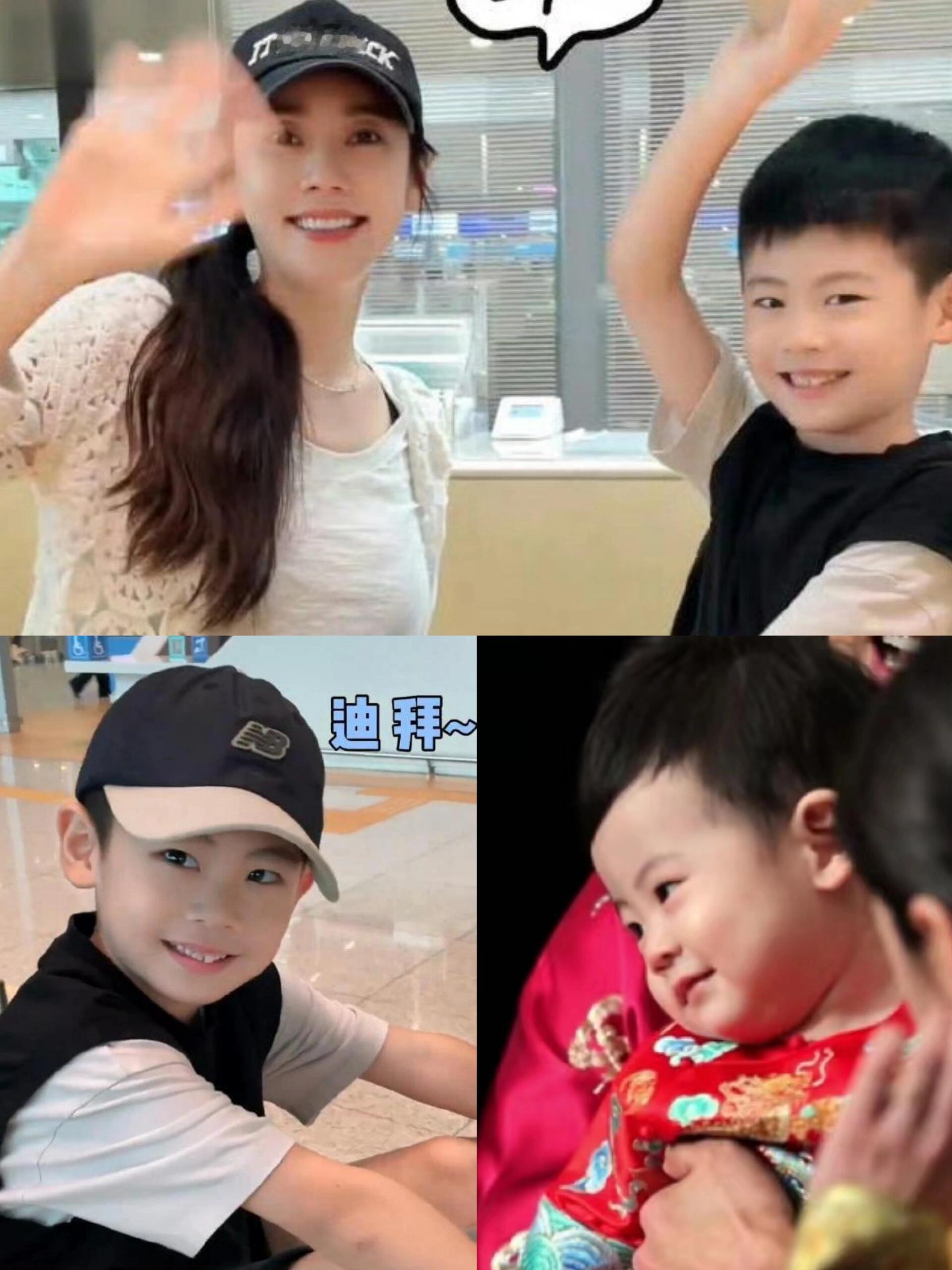 秋瓷炫儿子颜值完全遗传了秋瓷炫和于晓光的优点，星二代帅哥预定！