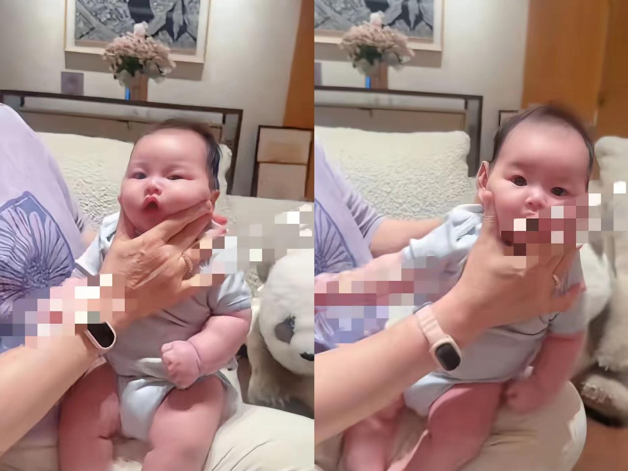 筱梅终于大方晒出小汪宝啦！这娃也太招人稀罕了吧，直接戳中所有人的萌点！才两个多月