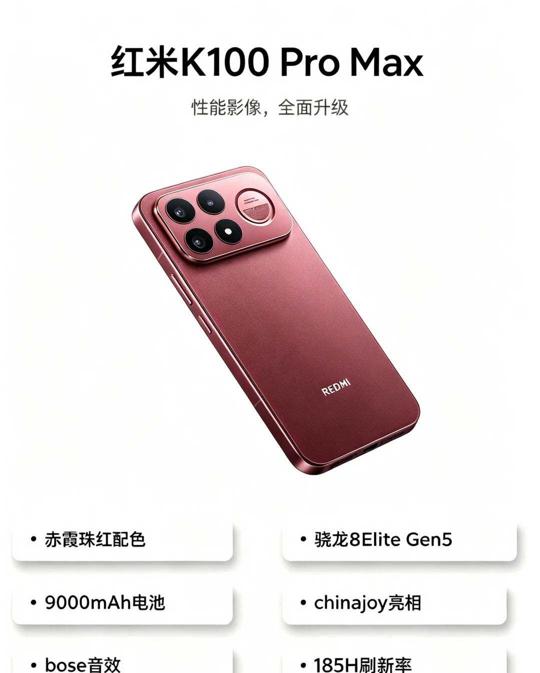没想到手机刷新率都185Hz了ChinaJoy即将亮相的红米K100Pr