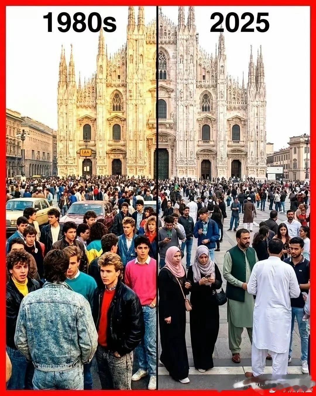 一个戕害自己的政策，会令山河变色！当欧洲以为自己是救世主，大肆接收各路穆斯林移民