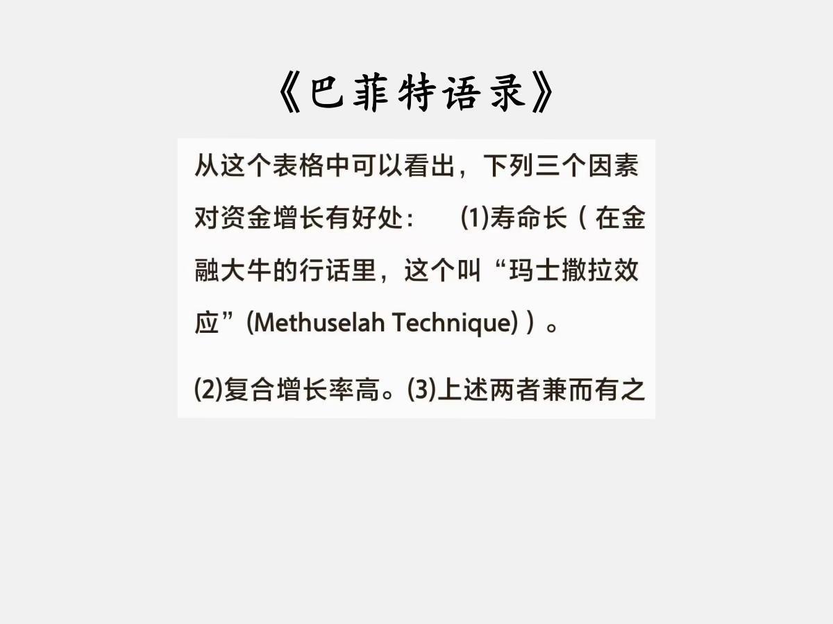 10万本金，12%年化，30年后变289.6万。巴菲特1964年给合伙人的信里