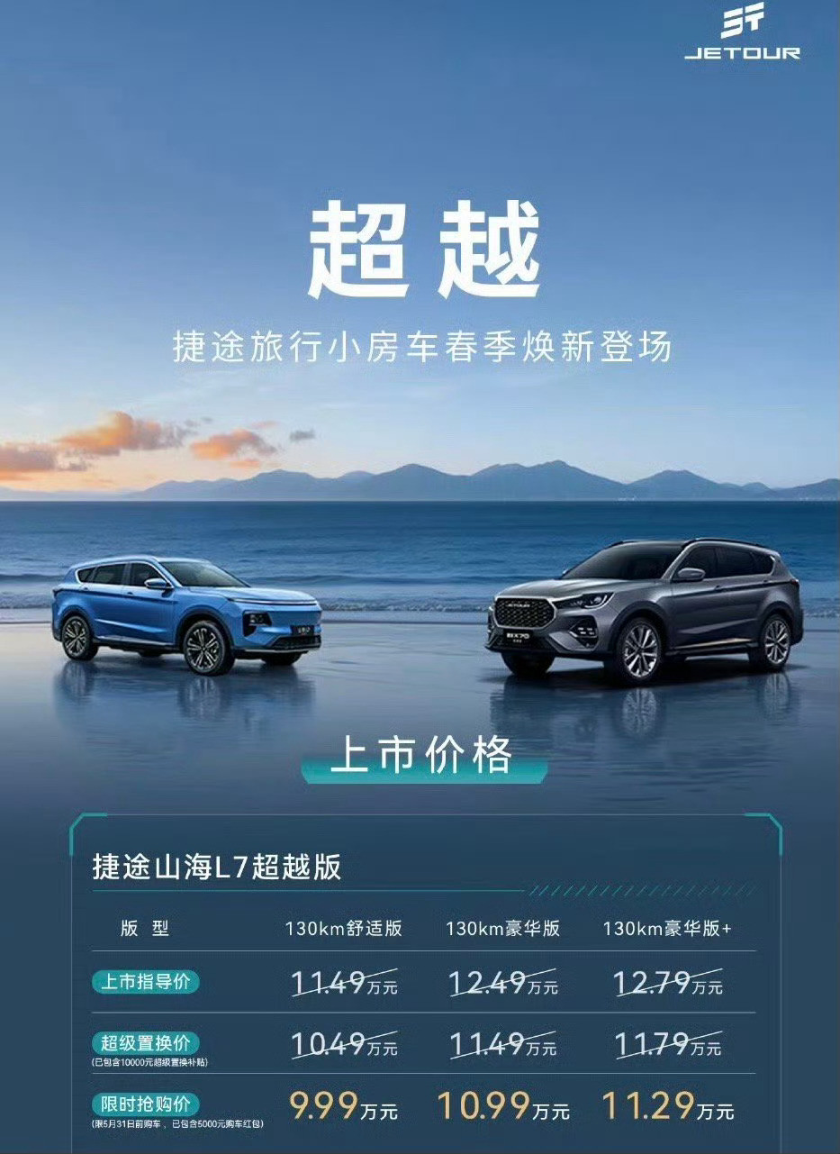 捷途山海L7正式开售啦！谁小时候没幻想过，拥有一辆完全属于自己的旅行小房车呢？反