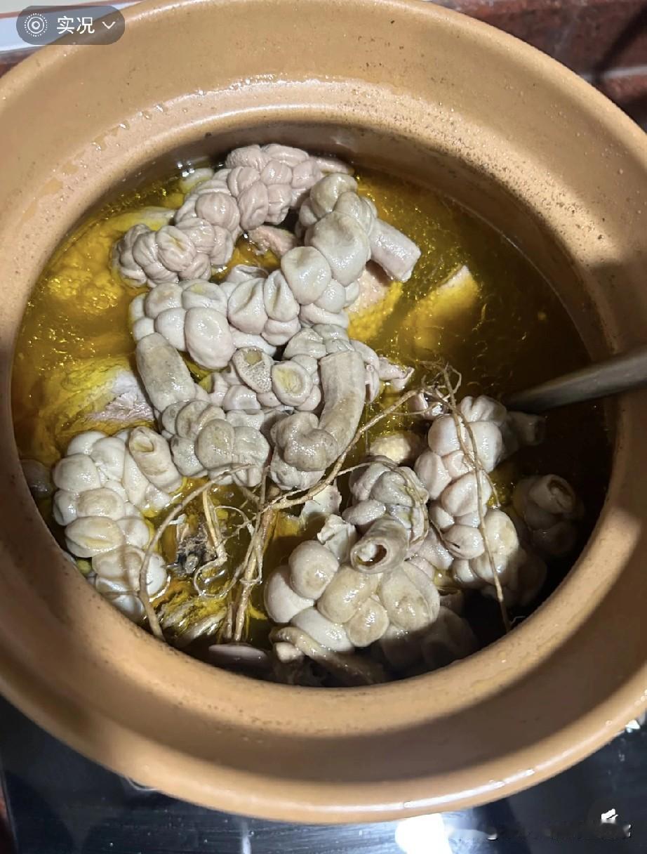 广东人看了都想跑的汤！这搭配把我CPU干烧了这锅汤直接瞳孔地震——小肠+鲍