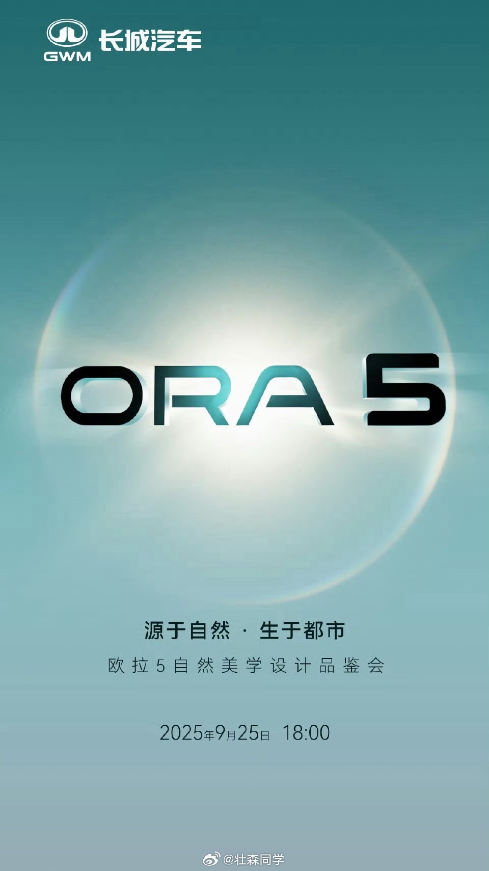 终于定名了！欧拉品牌首款纯电SUV正式命名为ORA5/欧拉5。吕总在