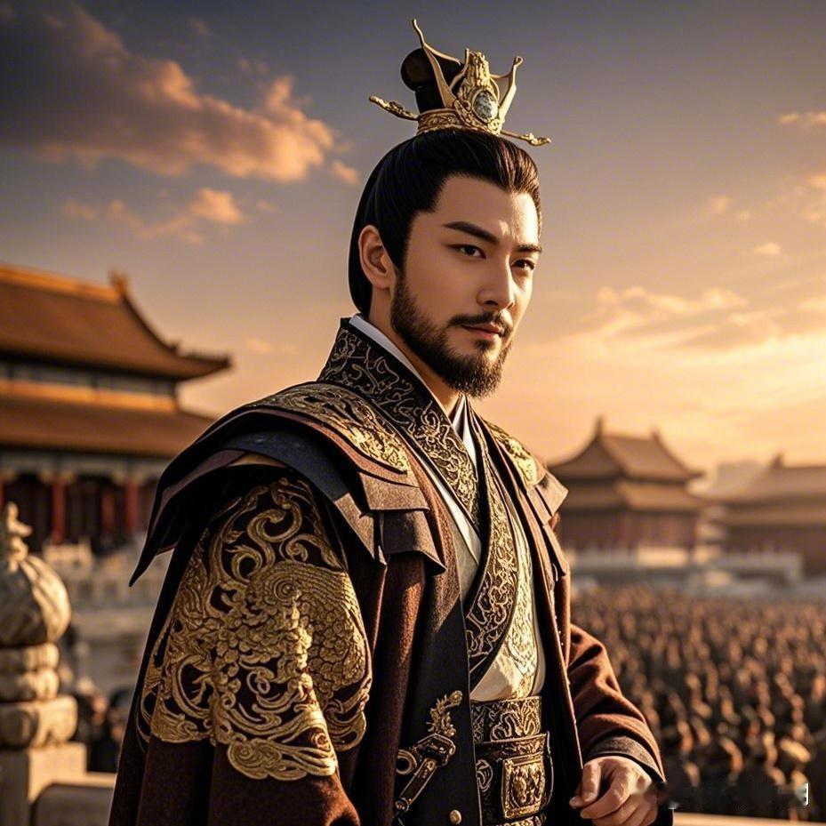 柴荣三十九岁就死了。他七岁的儿子柴宗训坐上龙椅，脚还够不着地。临死前，柴荣在