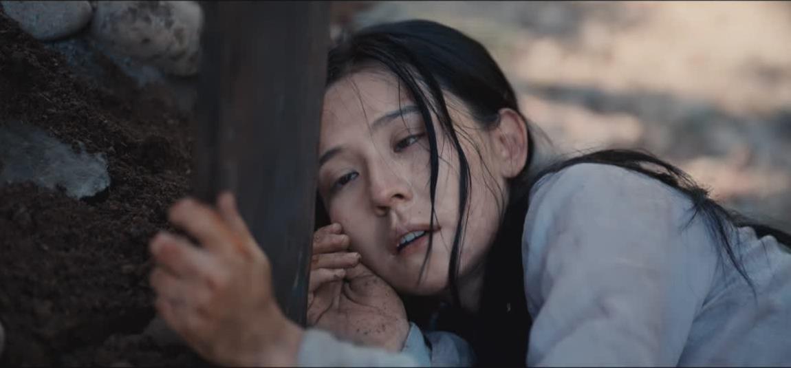 《灼灼韶华》陈母被土匪二秃子一刀捅死，宋萍被陈家扫地出门。褚韶中昏迷不醒，周燕不