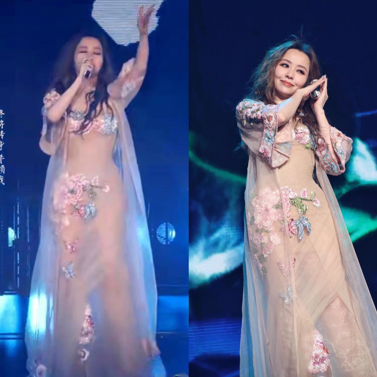 刷到张靓颖新演出服的评论区,真是给我看懵了!有人说这是给“男光棍”饱眼福,还