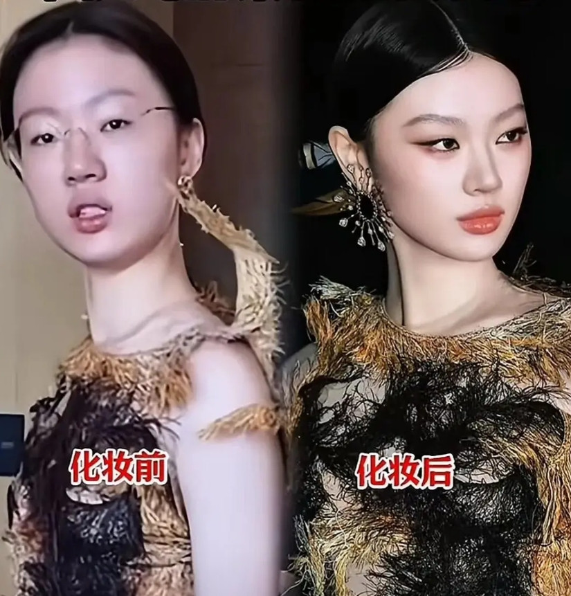 单依纯最近发布了走红毯前的Vlog，素颜的样子突然传遍了顺直的圈子。状态有些