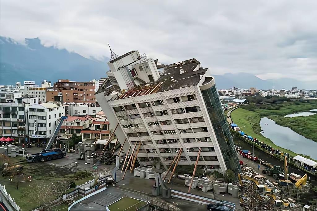 5.4级的地震能把建筑震成这个样子，也太可怕了！这是广西柳州地震后的情况，这么大