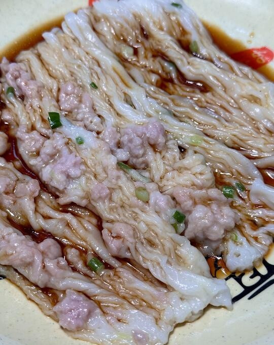 广州皱皮肠粉皮薄肉多太好吃了