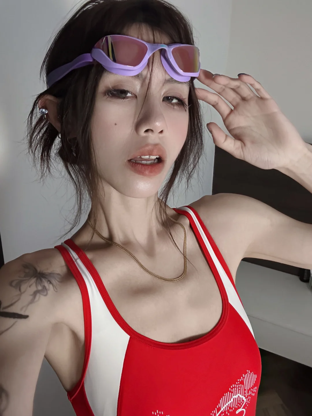 救命 这泳镜比我的未来还清晰🥽