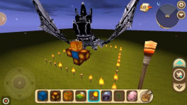 迷你世界 用黑科技打大黑龙, 你试过吗?