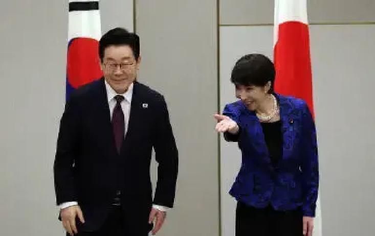 韩日在奈良对话时，中国已经被写进下一页。李在明在奈良与高市早苗会谈，承认历