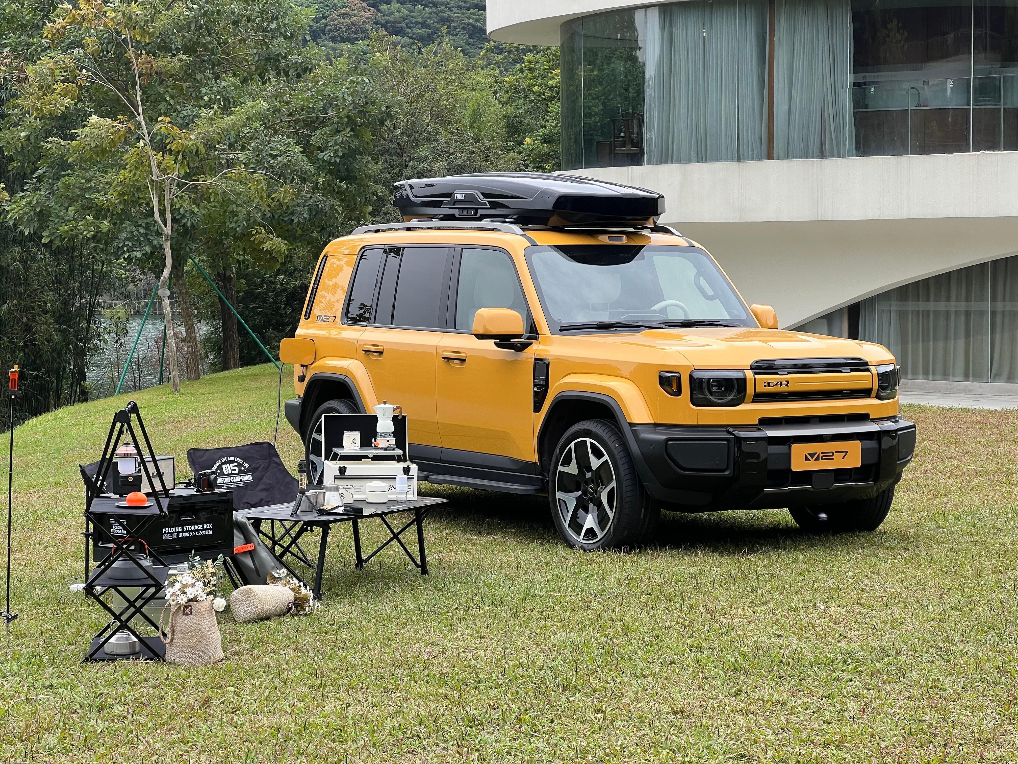 iCARV27外观感受1.品牌方很坦诚：这车不是硬派越野。这个实事求是的态度