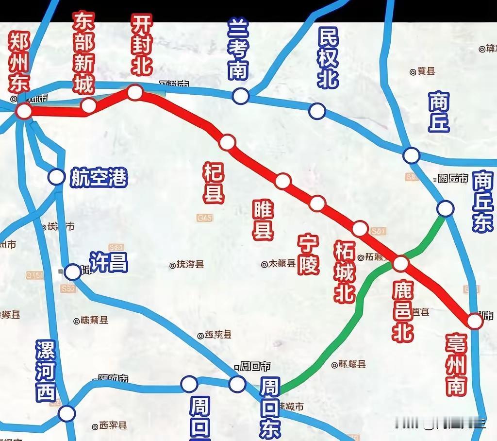 建议郑宁高铁从郑州航空港站为起点，只需要修倒亳州就可以贯通郑宁，吸引豫东皖北人群