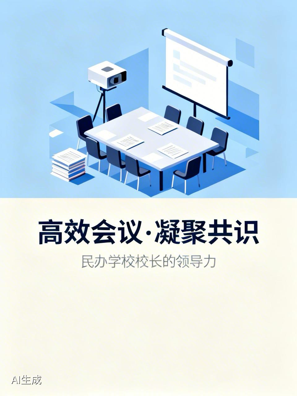 民办学校的校长，要会开会：民办学校，从开会，就能看出校长的能力。有些校长，只
