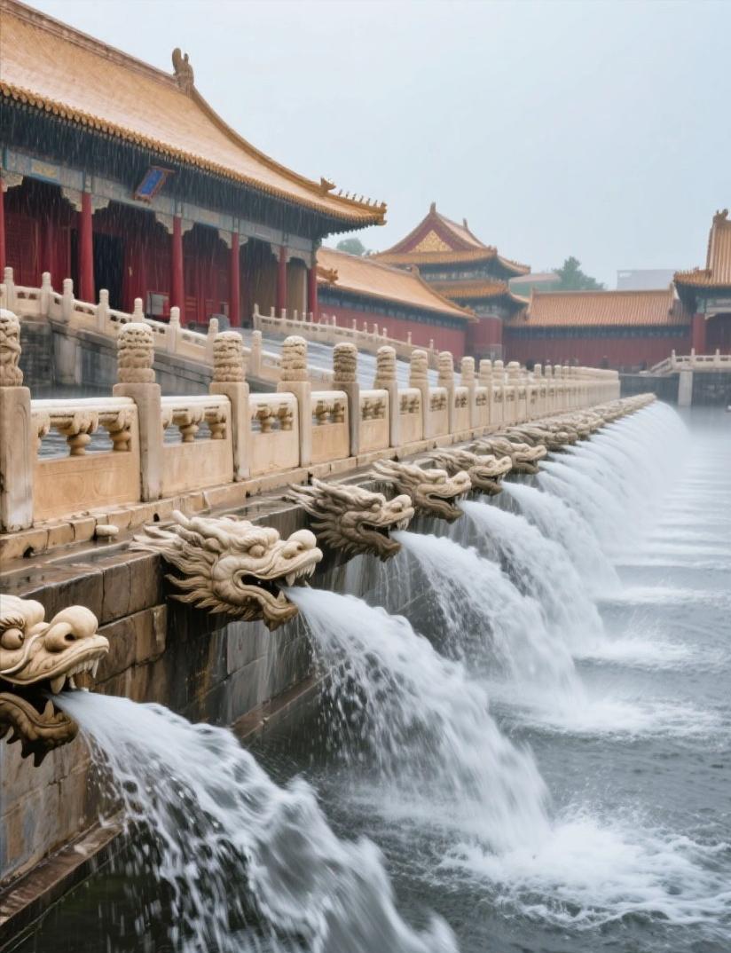 北京暴雨淹街，故宫却滴水不漏，古人在石头上写了什么密码？七月末北京那场暴雨下得