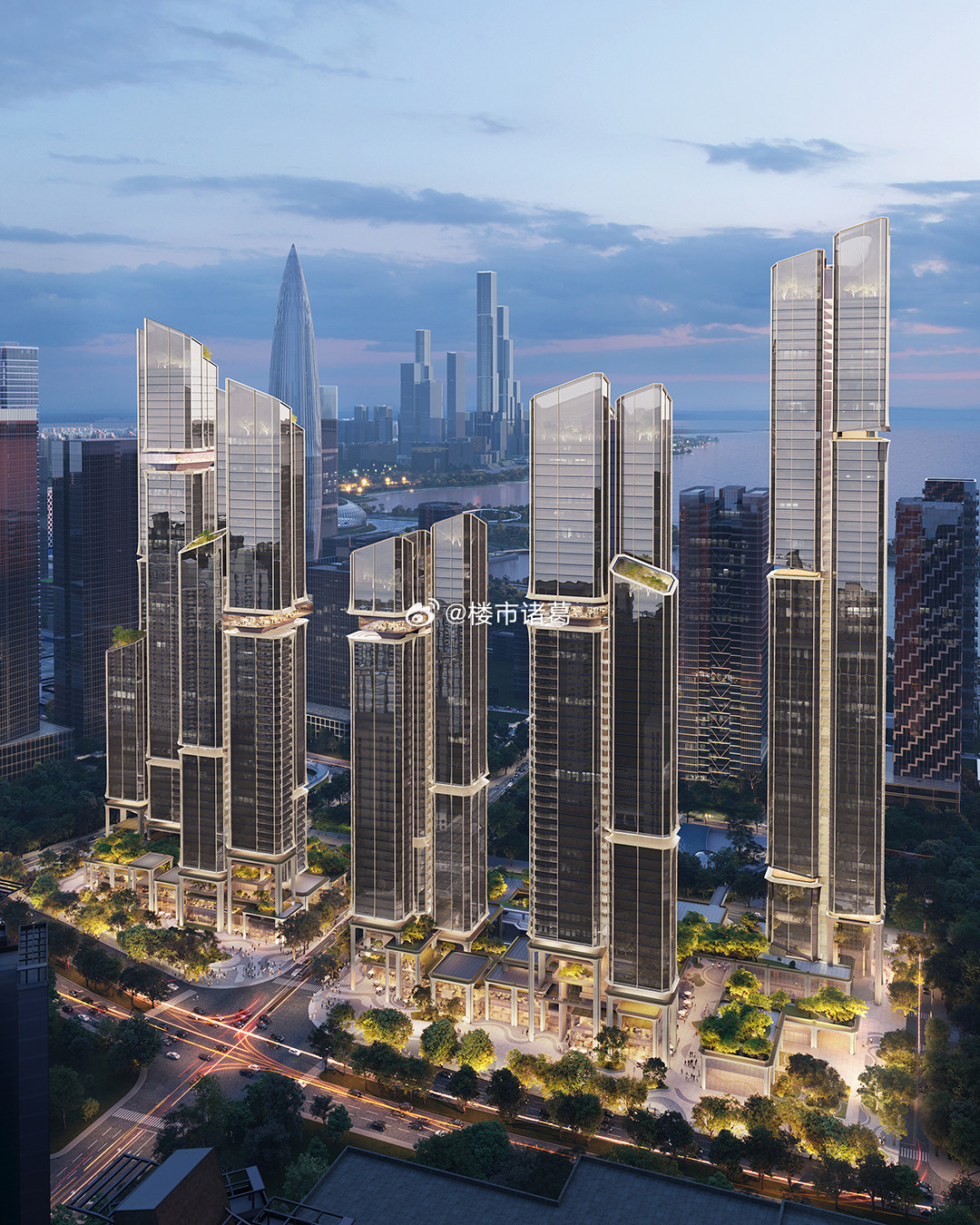 2024年全国成交最贵的宅地，深圳后海“地王”中标方案出来了，看着有点酷~​​