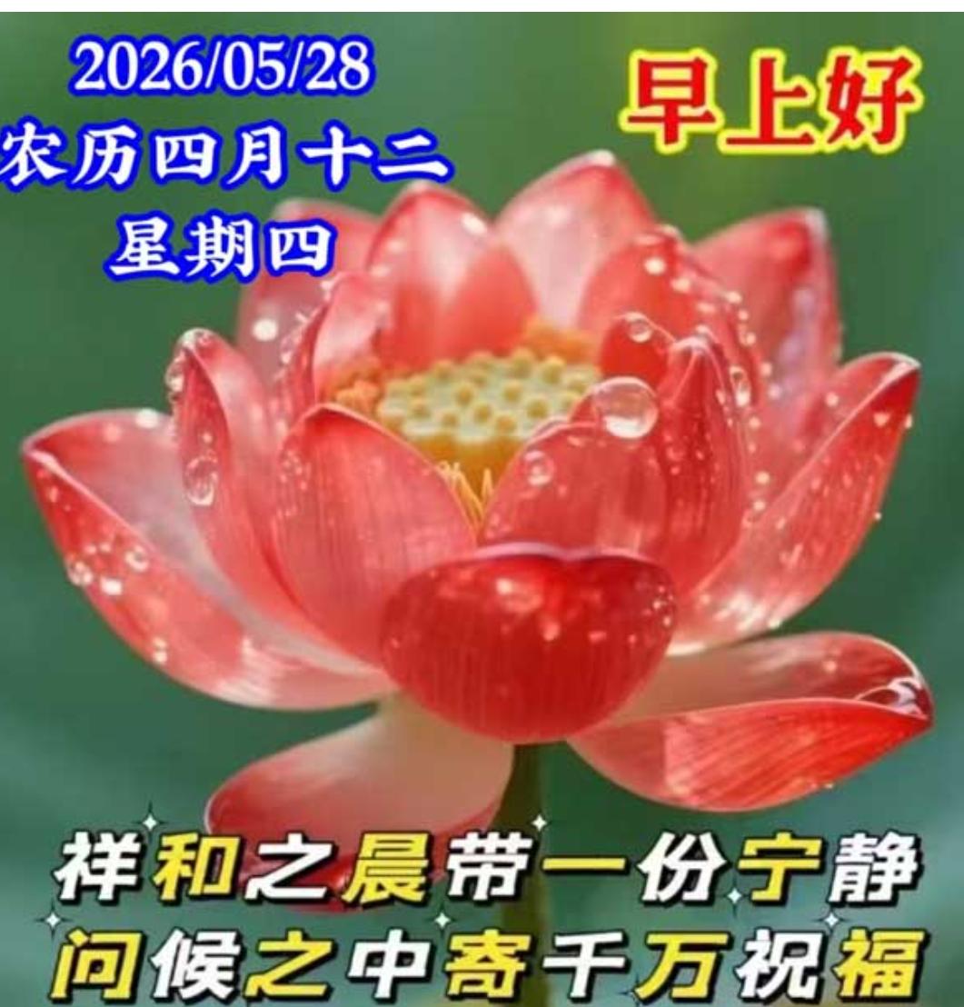 浅夏问候送吉祥，微风拂面心舒畅；幸福生活万事顺，健康快乐常相伴；人生知足