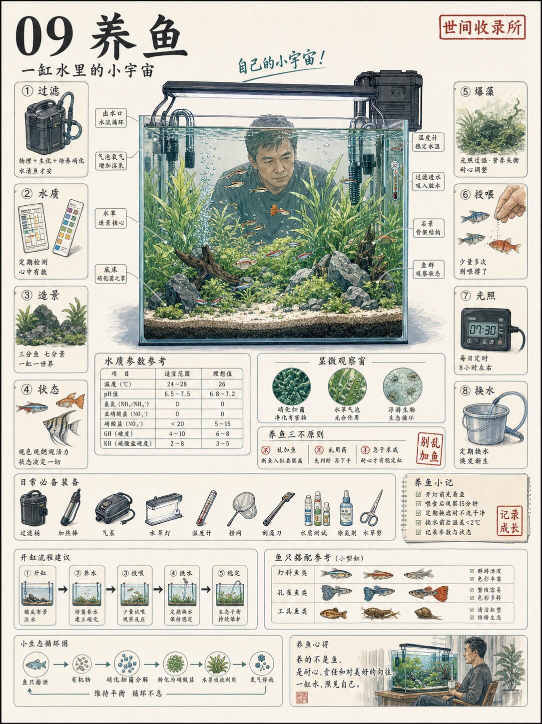 中年男人的12大快乐清单，一半烟火一半自愈✨人到中年，褪去浮躁，不再热衷无