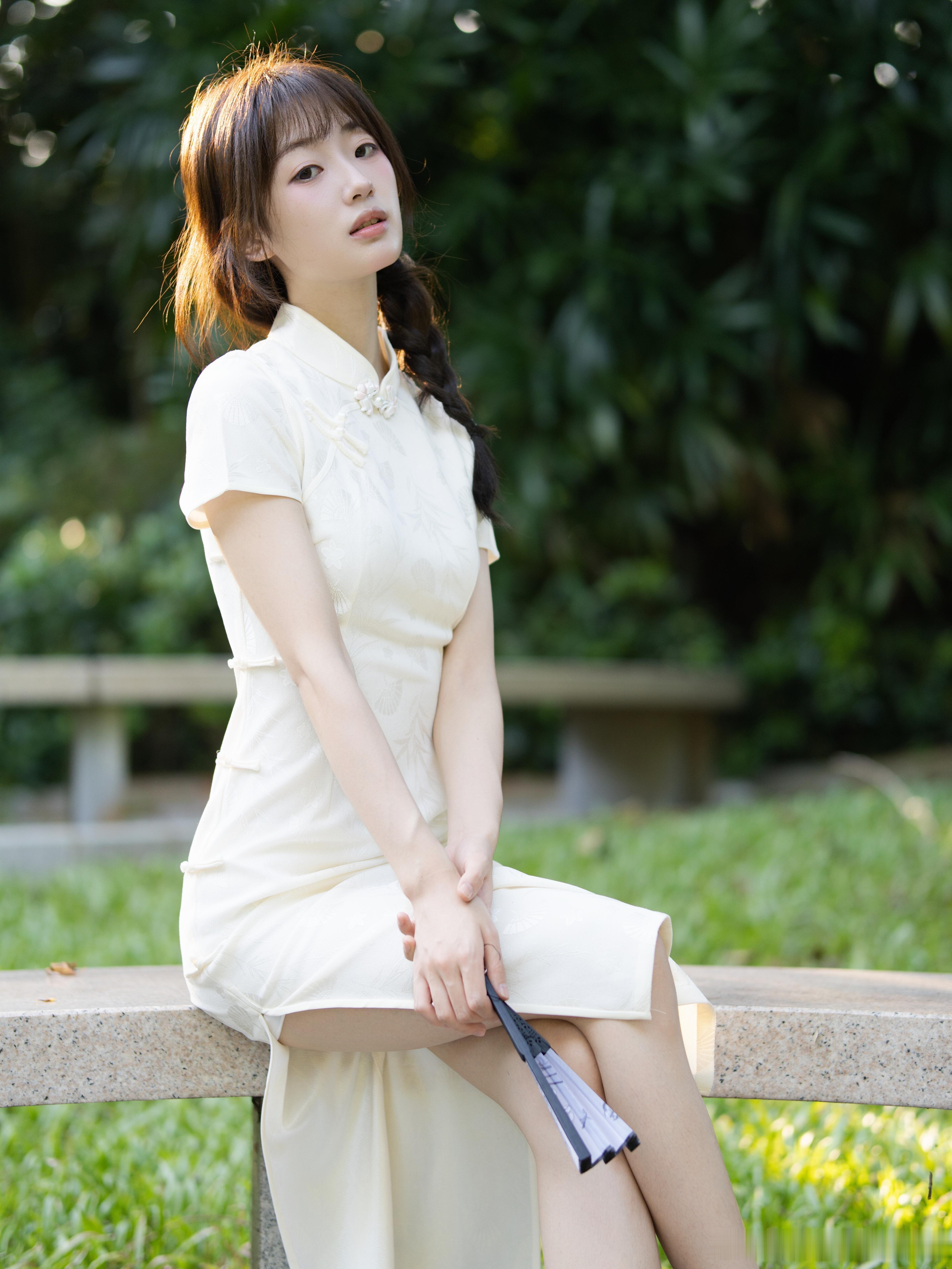 古早感白月光旗袍女孩~