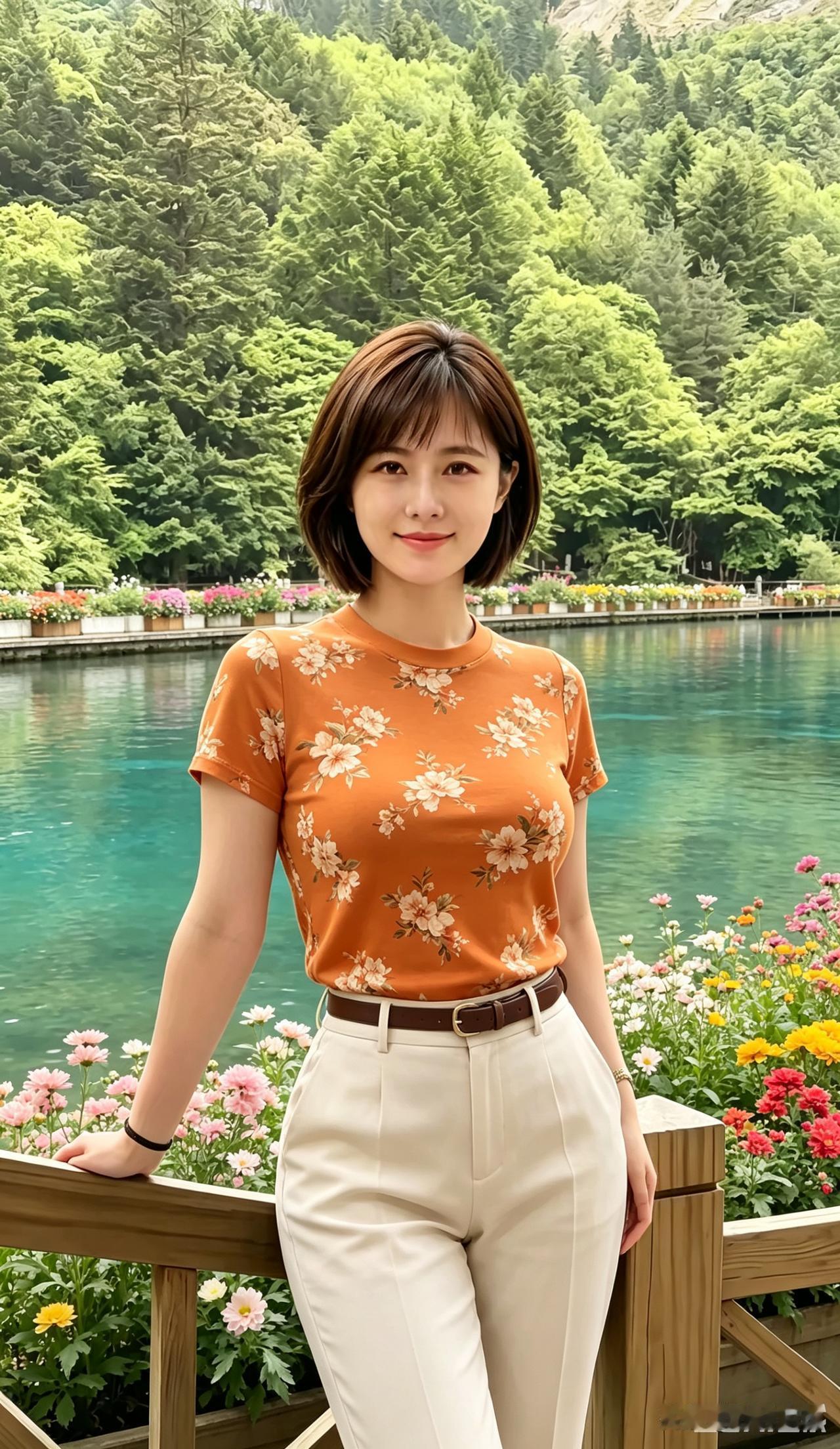 盛夏寻一处山林碧湖，花海伴静水，收获温润治愈的林间时光盛夏持续高温，寻一处