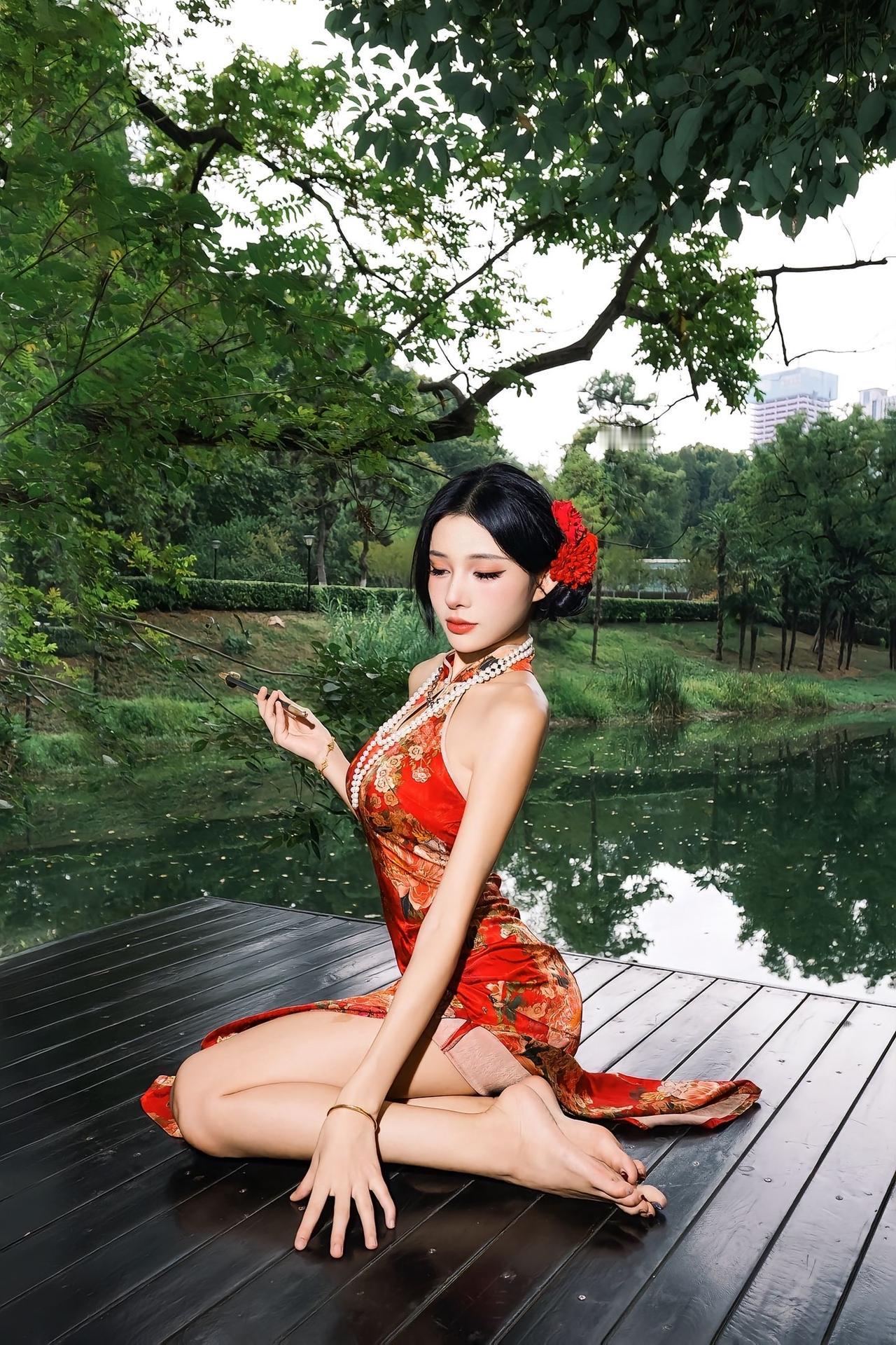 要韵味还得是旗袍。旗袍御姐