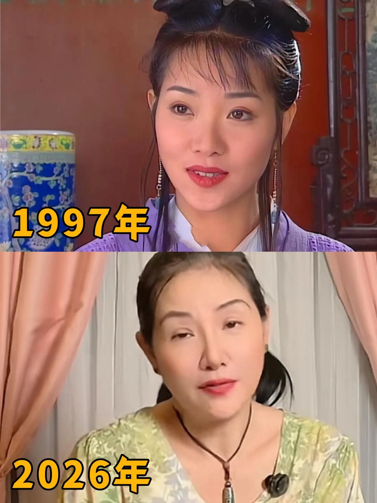 童年白月光大变样！当年漂亮又灵动，现在一副没睡醒的样子广州长大，TVB训练班毕