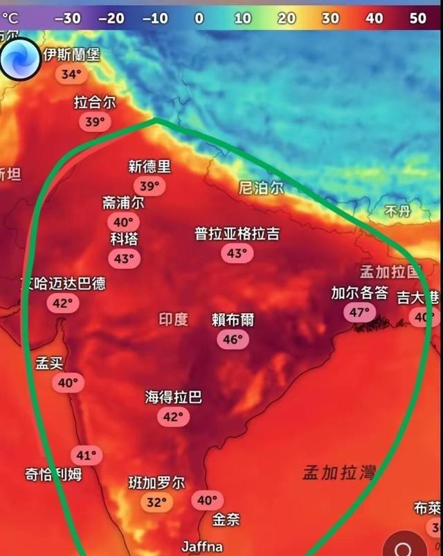 要感谢喜马拉雅山脉，也要感谢我们的祖先！现在印度多地最高温度已经达到45度以上，