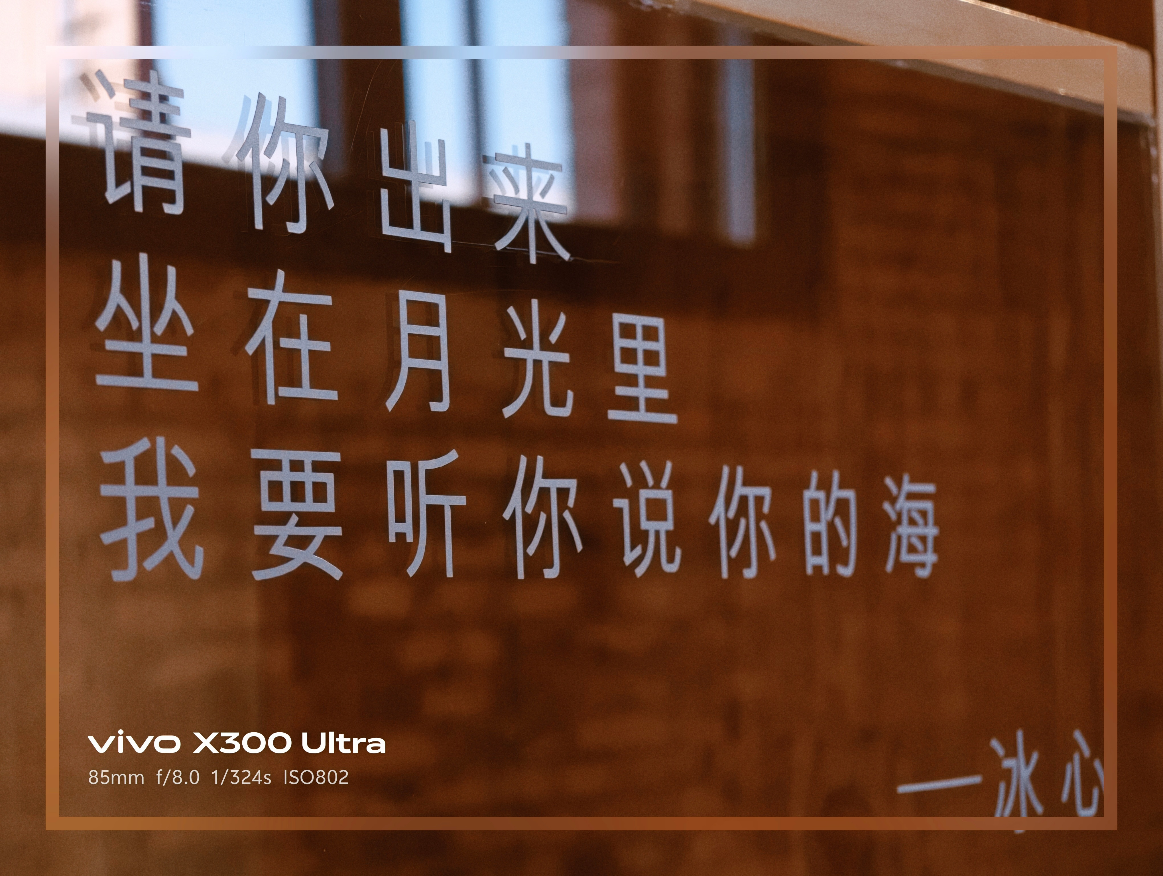 vivoX300Ultra更新了，发现新增了一些水印。蓝厂终于有好看的相机