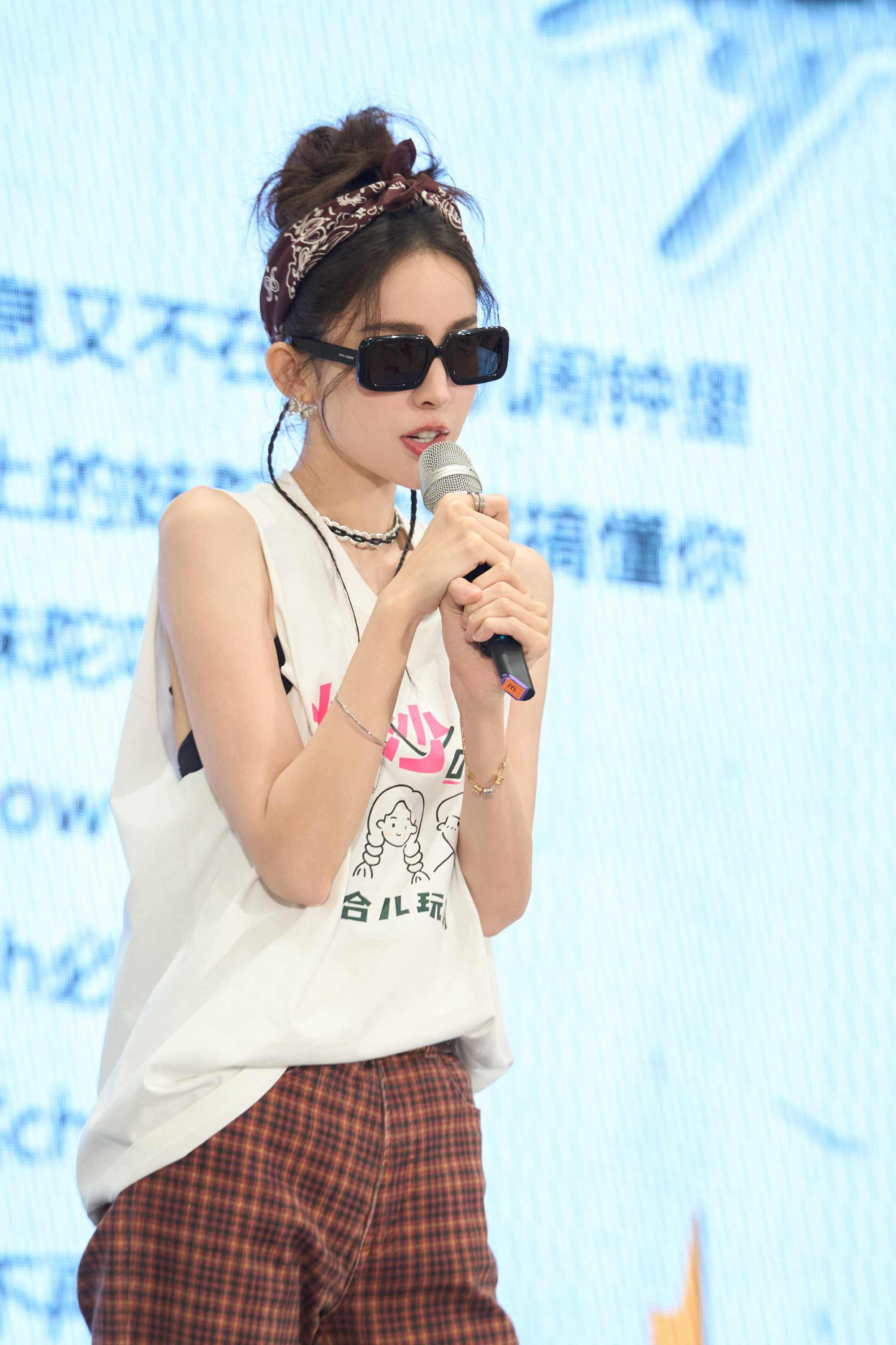 娜扎，清爽的夏日墨镜姐姐​​​