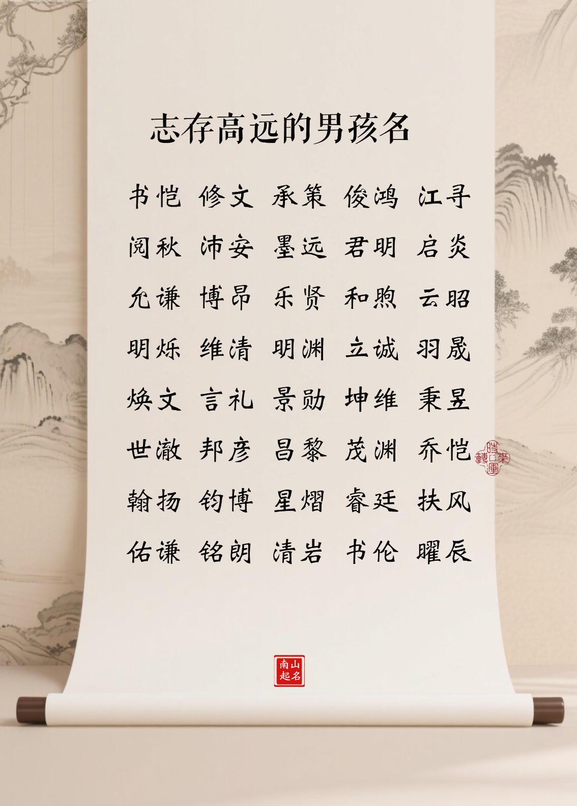 志存高远，带着全家美好祝愿的男孩名育儿经孕期起名嘉烁--禹灿--