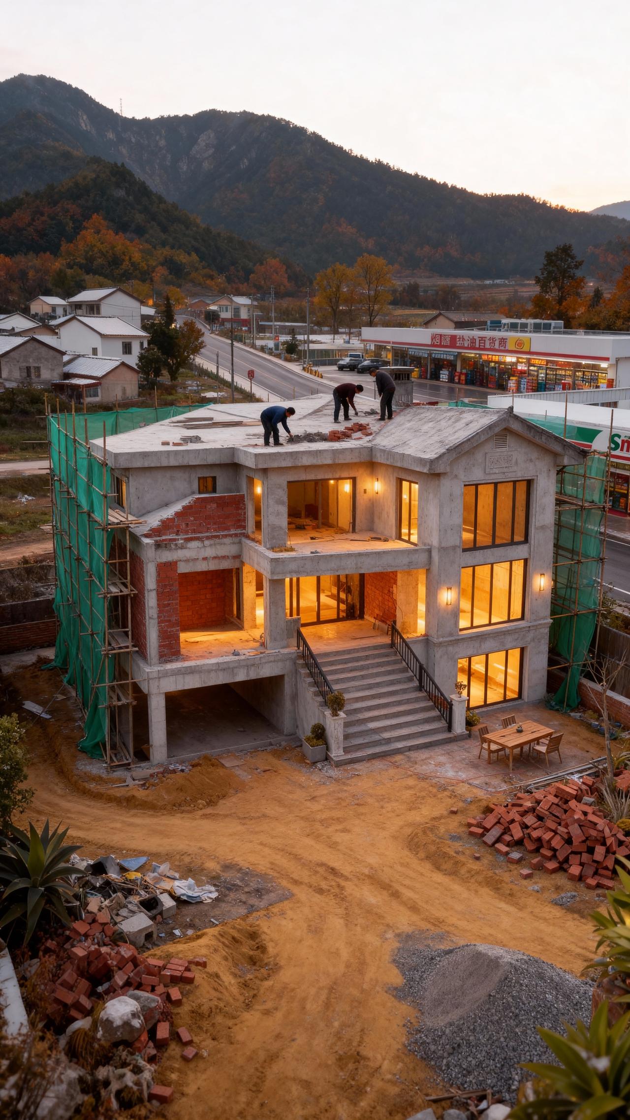 一生要强的中国人，前几年在城里买房，现在回村建房！不知道你们有没有发现，去年