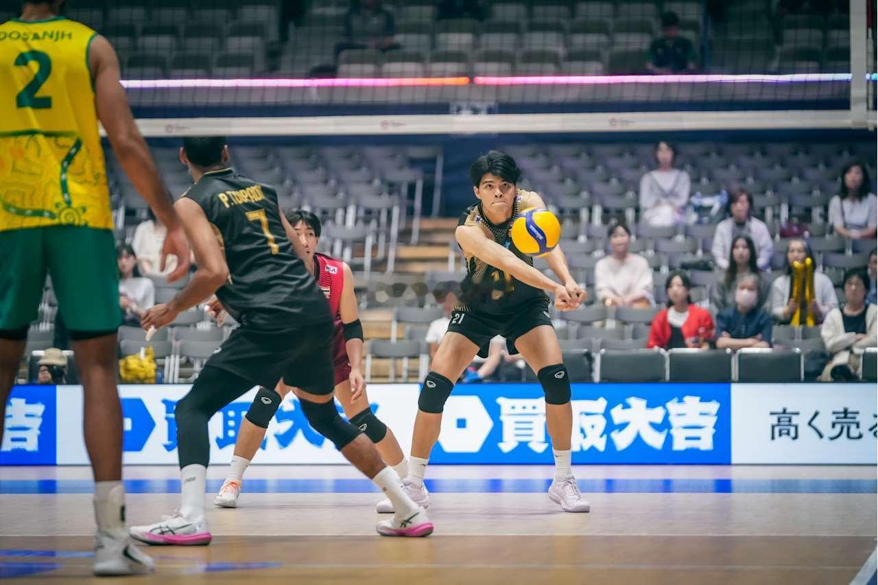 【澳大利亚男排战胜泰国晋级亚锦赛四强】2026年亚洲男排锦标赛下半区1/4决赛，