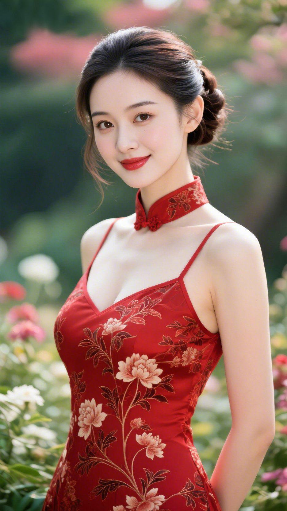 花间盛景温柔如许满园绿意盎然，繁花次第盛开，勾勒出一方清雅盛景。清风掠过