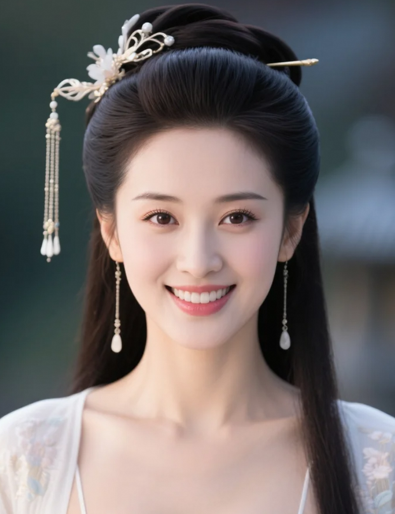 古典韵味美人，一颦一笑皆风情。