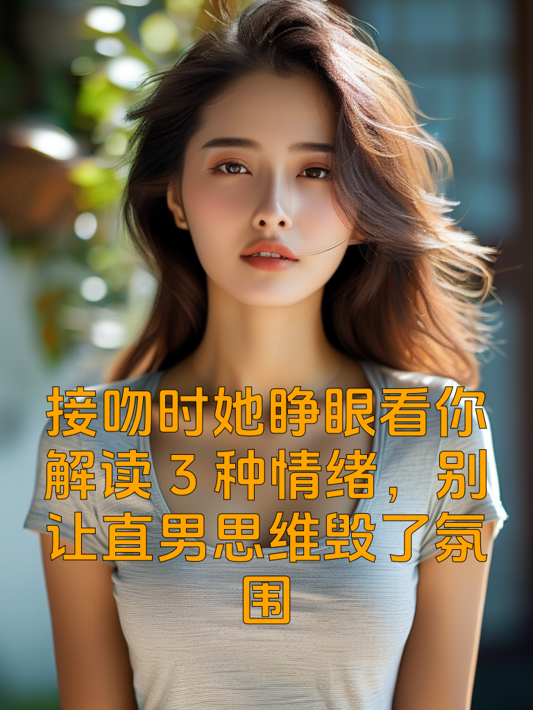 接吻时她睁眼看你？解读3种情绪，别让直男思维毁了氛围