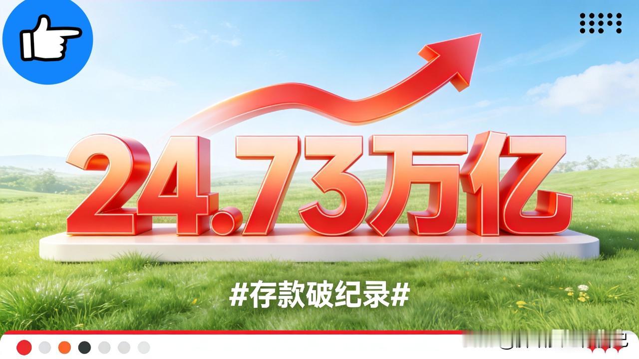 太猛了！2025年前11月存款狂增24.73万亿，人均存钱近9000元？家