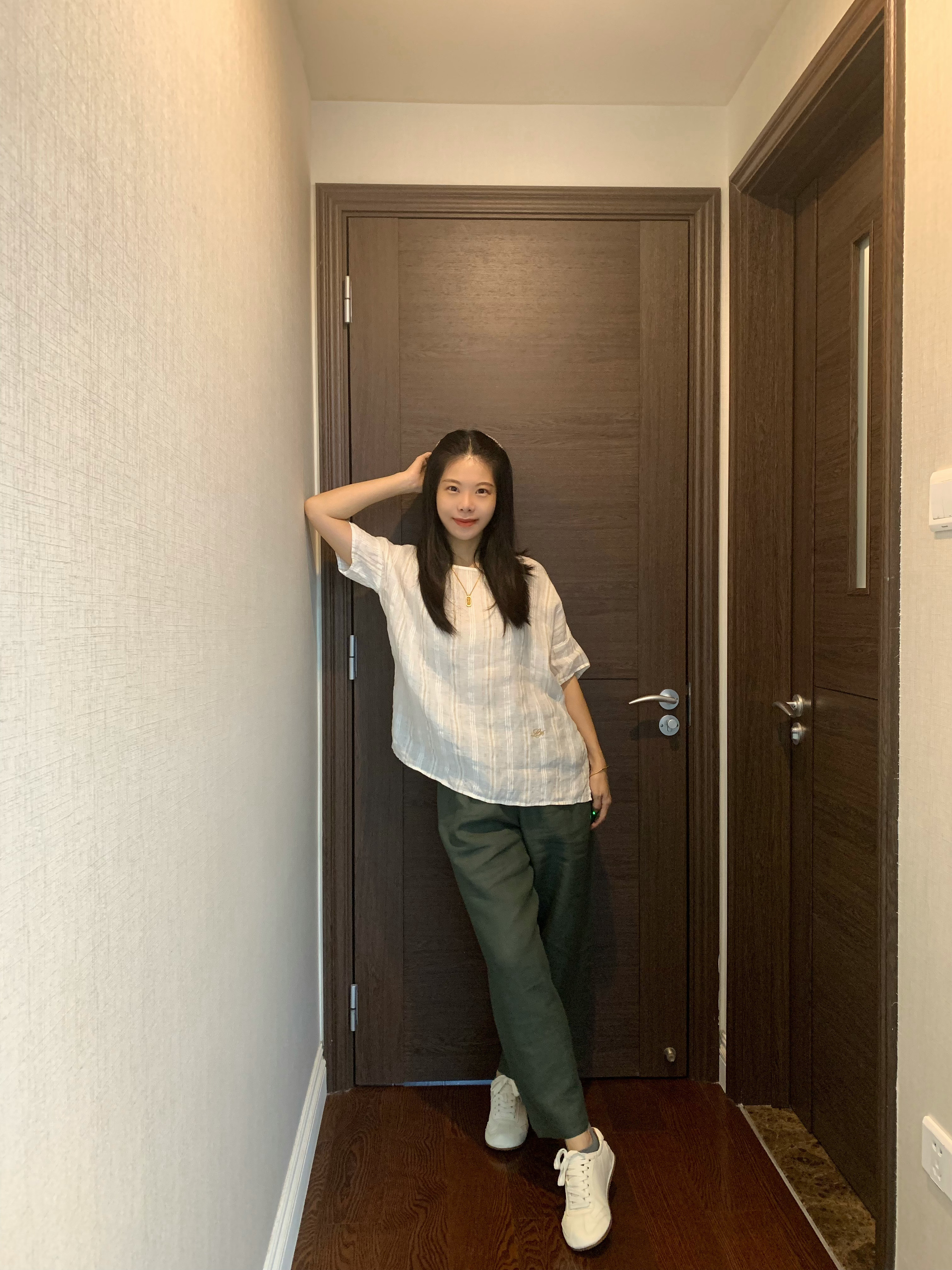 穿搭ootd小yao穿搭沉浸式入秋十一接力打卡🍃初秋亚麻｜舒服才是穿搭第一要义慢慢步入初秋，开始迷