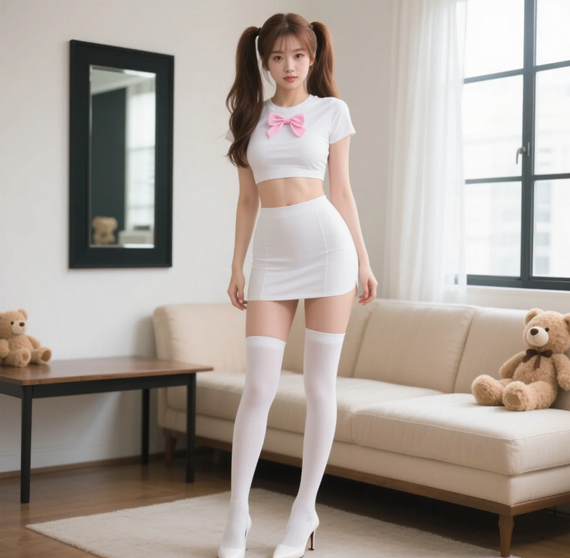 性感尤物白丝缠绕，妩媚风情无人能挡