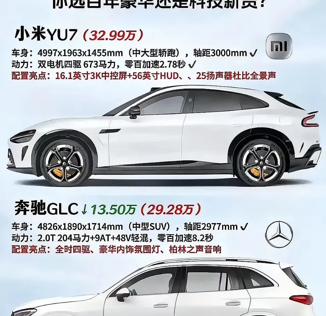 为什么现在的年轻人对造车才几年的小米汽车趋之若鹜，却对百年豪车梅赛德斯-奔驰不屑