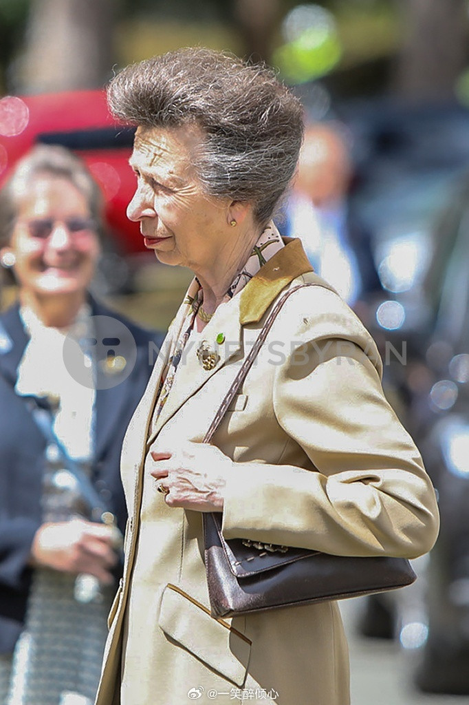 英国王室今天安妮长公主在威尔士布思威尔斯出席2025年度皇家威尔士秀