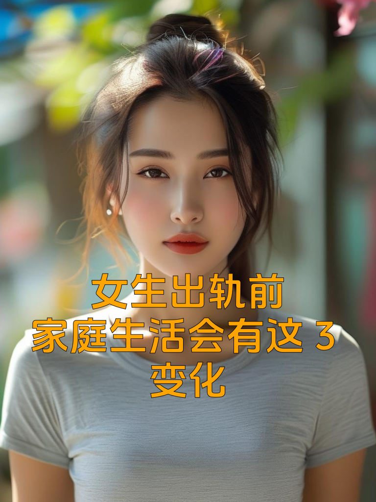 女生出轨前，家庭生活会有这3变化