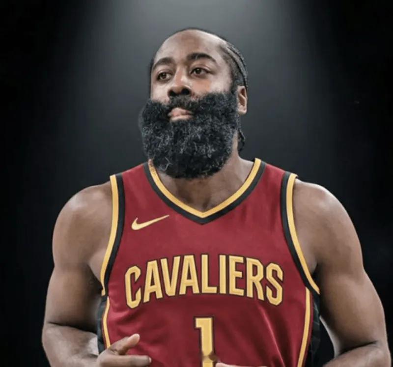 NBA大胡子哈登又又又改变了联盟格局！骑士得到哈登之后，东部冠军赔率超活塞升至