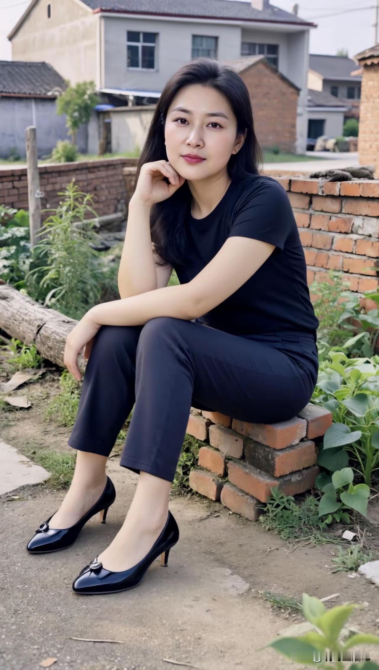 农村姑娘，二十多岁未嫁。